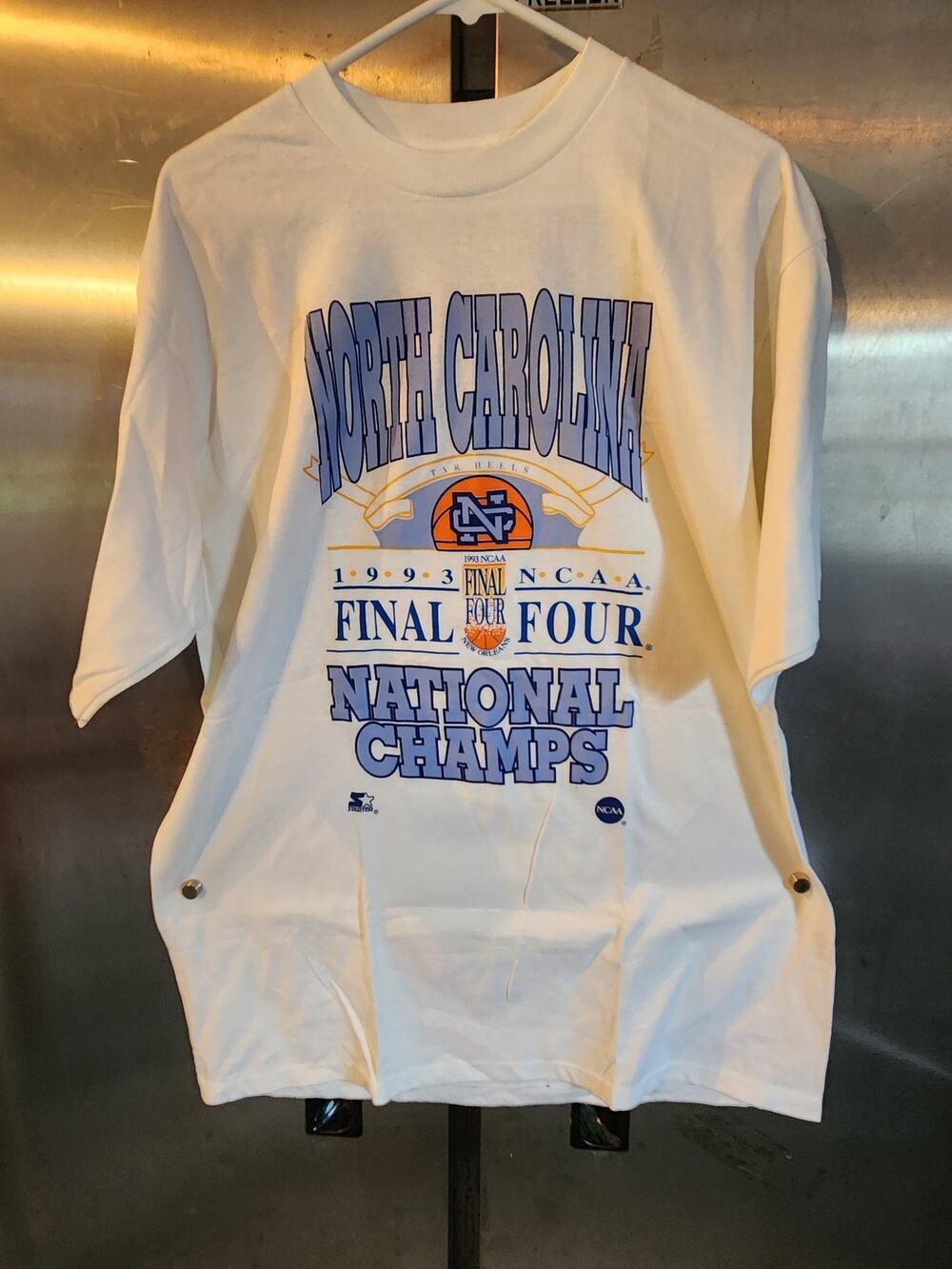 Vintage 1993 North Carolina Tar Heels Final Four Champs Starter T-Shirt Large
